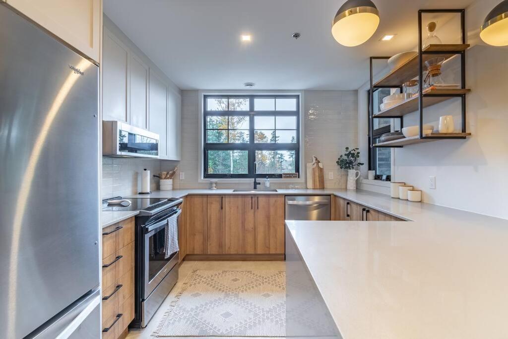 شقة Tremblant Prestige - Les Eaux 215-6 مونت تريمبلانت المظهر الخارجي الصورة