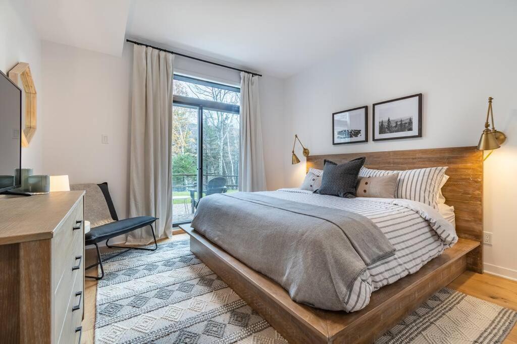 شقة Tremblant Prestige - Les Eaux 215-6 مونت تريمبلانت المظهر الخارجي الصورة